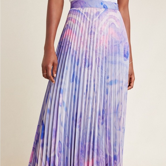 Anthropologie Purple Maxi Skirt - Picture 2 of 8